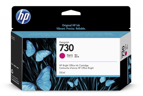 HP 730 Magenta Ink Cartridge 130ml P2V63A
