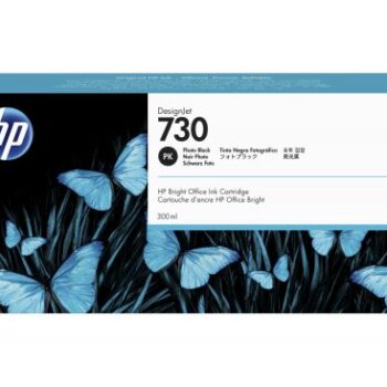 HP 730 Photo Black Ink Cartridge 300ml P2V73A