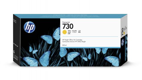 HP 730 Yellow Ink Cartridge 300ml P2V70A