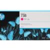 HP 738 Magenta Standard Capacity Ink Cartridge 300ml 676M7A
