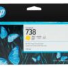 HP 738 Yellow Standard Capacity Ink Cartridge 130ml 498N7A