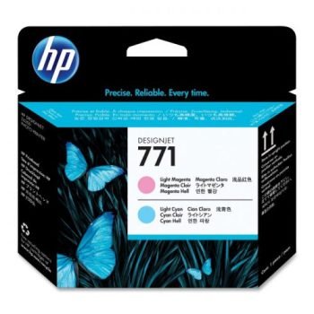 HP 771 Light Magenta and Light Cyan Printhead CE019A