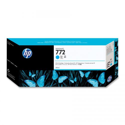 HP 772 Cyan Ink cartridge 300ml CN636A