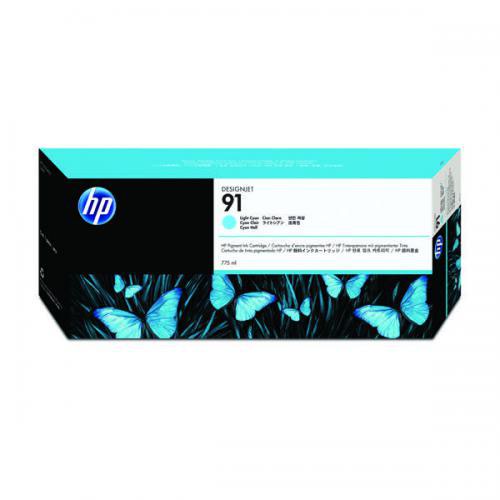 HP 91 Light Cyan Ink Cartridge 775ml C9470A