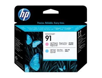 HP 91 Printhead Light Magenta and Light Cyan C9462A