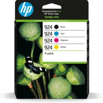 HP 924 CYMK Standard Ink Cartridge 1 x 500pg + 3 x 400pg 6C3Z1NE