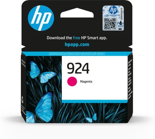 HP 924 Magenta Standard Ink Cartridge 400 Pages 4K0U4NE