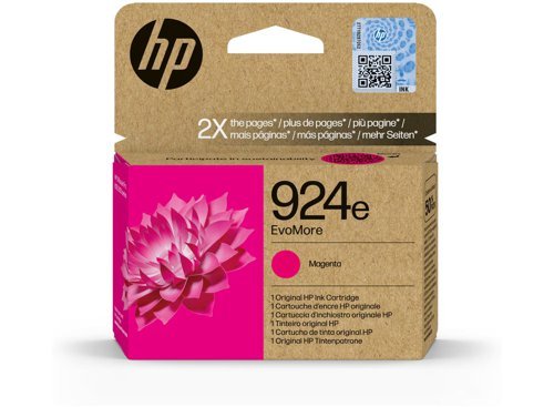 HP 924e EvoMore Magenta Ink Cartridge 4K0U8NE