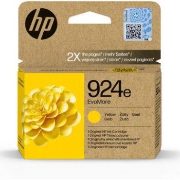 HP 924e EvoMore Yellow Ink Cartridge 4K0U9NE