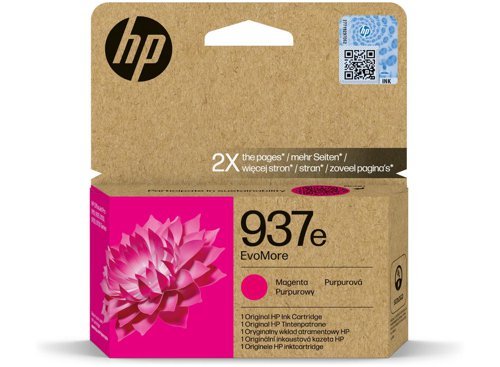 HP 937e EvoMore Magenta Ink Cartridge 4S6W7NE