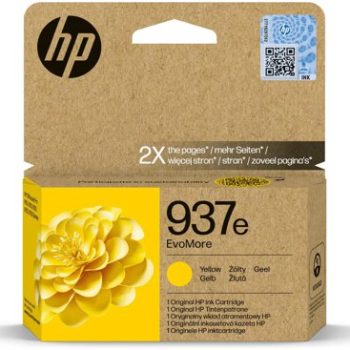 HP 937e EvoMore Yellow Ink Cartridge 4S6W8NE