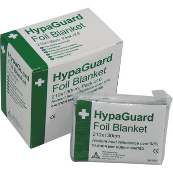 HypaGuard Foil Blankets 210x130cm Q2023T - Pack 6