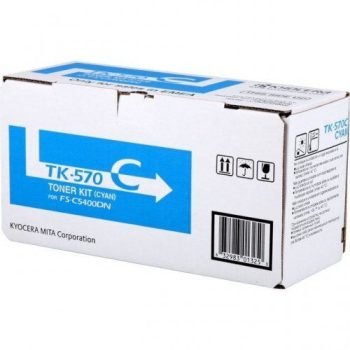 Kyocera TK-570C Cyan Laser Toner Cartridge TK570C 1T02HGCEU0