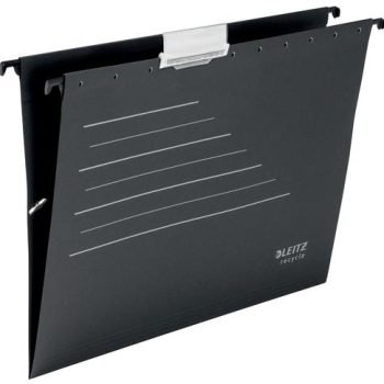 Leitz Alpha Recycle Suspension File A4 V Base Black 19210095 - Each