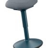 Leitz Ergo Active Sitting Stool With Comfort Seat Dark Grey 65440089