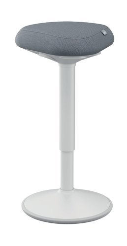 Leitz Ergo Active Standing Stool With Comfort Seat Light Grey 65450085