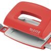 Leitz NeXXt Recycle Mini 2-Hole Punch Red 10 Sheets 50100025