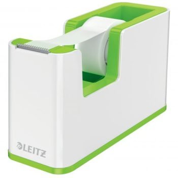 Leitz WOW Dual Colour Tape Dispenser & Tape White/Green 53641054