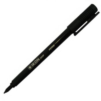 Marker Pens Permanent Fine 0.4mm Black 742401 - Pack 10