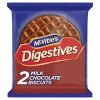 McVities Chocolate Digestive Biscuits Two Pack Portions 0401062 - Pack 24