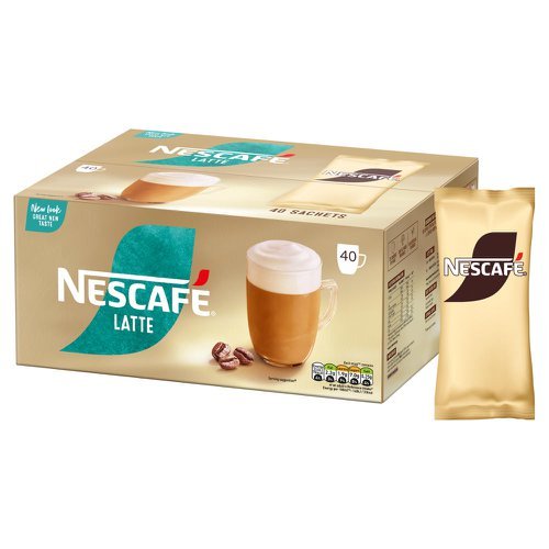 Nescafe Latte Instant Coffee Sachets 1.8g 12579323 - Pack 40