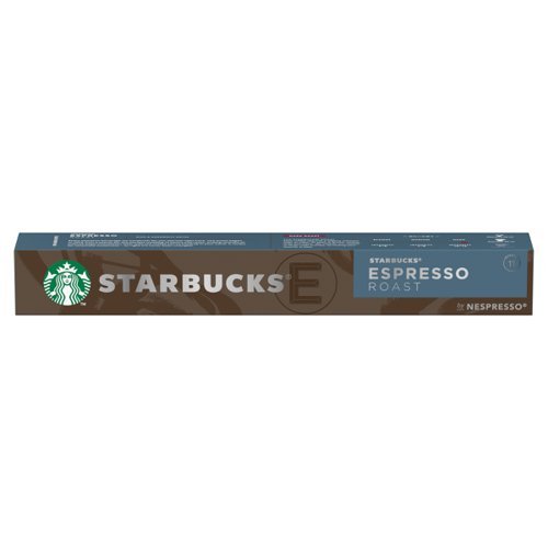 Nespresso Starbucks Espresso Roast Coffee Capsules 12423393 - Pack 10