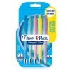 Paper Mate FlexGrip Ultra Pastel Ballpoint Pens Medium Black 2152934 - Pack 5