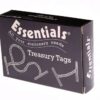 Plastic Ended Treasury Tags Green 25mm 27091/10 - Pack 100