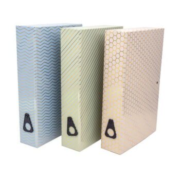 Pukka Haze Box Files Foolscap Assorted Colours 9883(AST)-HZE - Pack 3