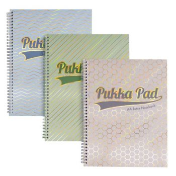 Pukka Haze Jotta Notepads A4+ Wire Ruled Assorted 9865(AST)-HZE - Pack 3