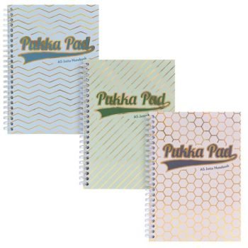 Pukka Haze Jotta Notepads A5 Wire Ruled Assorted 9868(AST)-HZE - Pack 3