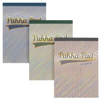 Pukka Haze Refill Pads A4 160p Ruled Margin 4 Hole Headbound 9880(AST)-HZE - Pack 6