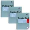 Pukka Pad Metallic Jotta Notepad Wirebound A4 5mm Dotted Grid JM018DOT - Pack 3