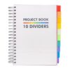 Pukka Pads Project Book +10 Dividers B5 181x257mm Perforated Ruled 9603-PB - Each
