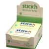 Recycled Sticky Notes 76x127mm Assorted Colours 100 Sheets 21435WP - Pack 12