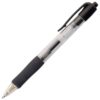 Retractable Gel Rollerball Pens 0.7mm Black K3-01 - Pack 10