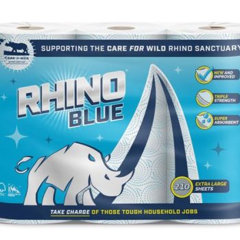 Rhino Blue Kitchen Roll 3 Ply 1105233 - Pack 3