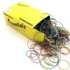 Rubber Elastic Bands 454g Assorted Colours & Sizes 1lb 25631 - Each
