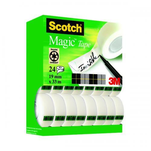 Scotch Magic Tape Value Pack 19mm x 33m Rolls 7100138956 - Pack 24