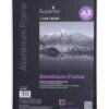 SECO A3 Brushed Aluminium Frame Black ALA3-BK