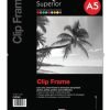 SECO A5 Perspex Safety Glass Clip Frame CLIPA5