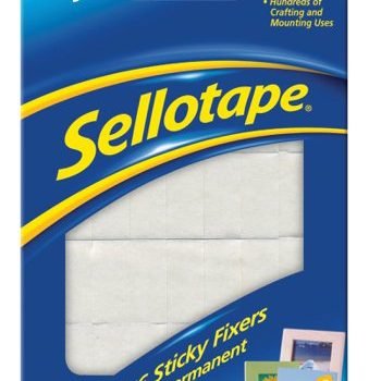 Sellotape 56 Sticky Fixers Permanent Double Sided Pads 1445423