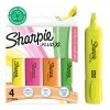 Sharpie Fluo XL Highlighters Chisel Tip Assorted Colours 2190473 - Pack 4