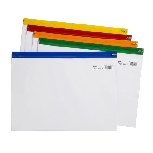Snopake Zippa-Bags S A3 Assorted 12823 - Pack 25