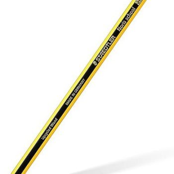 Staedtler Noris 121 2B Yellow/Black Barrel Graphite Pencils 121-2B - Pack 12