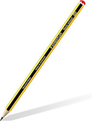 Staedtler Noris 121 HB Yellow/Black Barrel Graphite Pencils 121-HB - Pack 12
