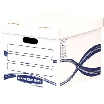 Storage Boxes Board White and Blue 4460801 - Pack 10