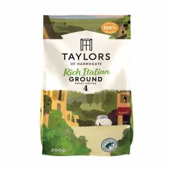 Taylors of Harrogate Rich Italian Ground Coffee 200g 0403177