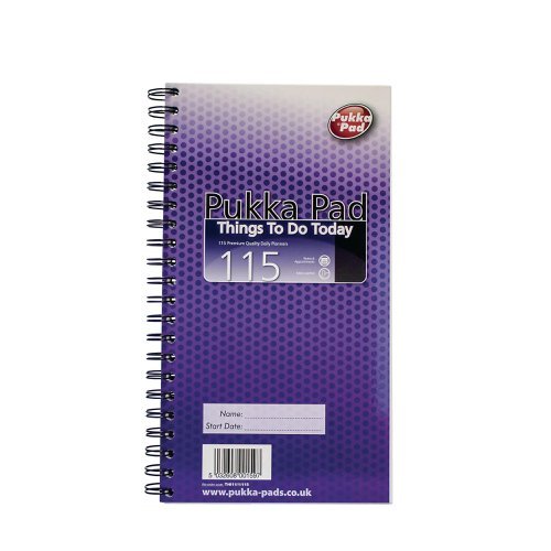 Things To Do Today Book 153x280mm 115 Sheets THI11/1/115 - Pack 5