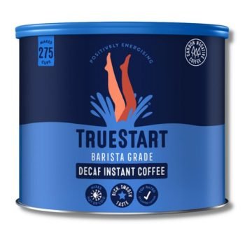 TrueStart Coffee Barista Grade Decaffeinated Instant Coffee 500g HBIN500DTUB - Each
